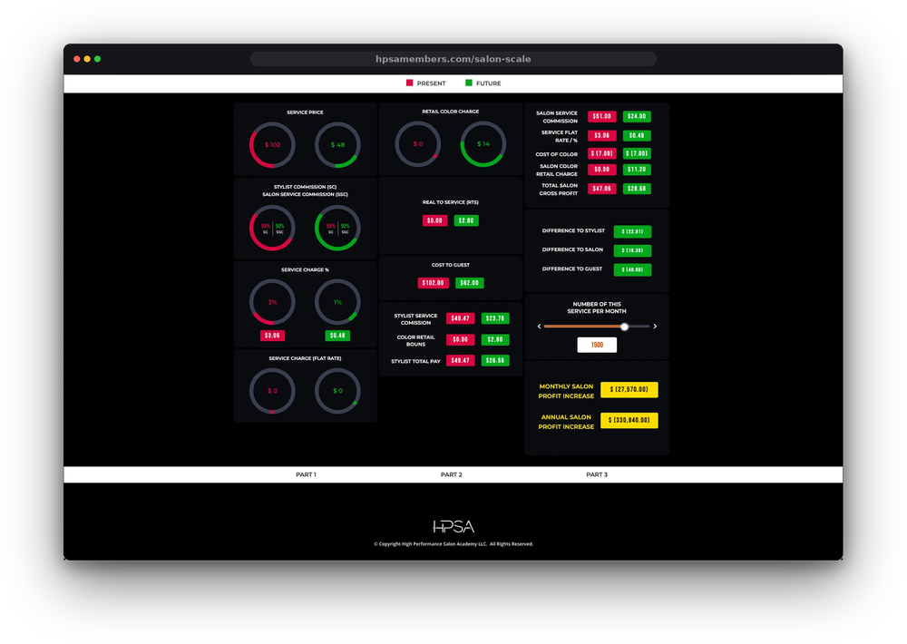 Profitable Backbar Profit Calculator preview