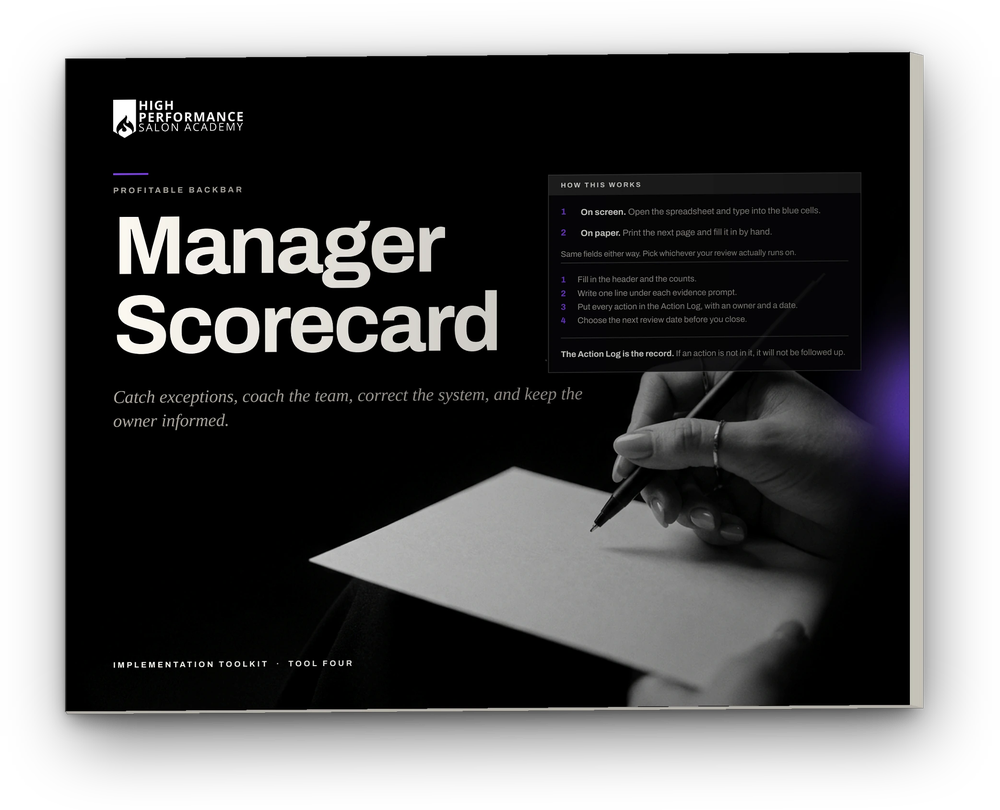 Manager Accountability Scorecard cover
