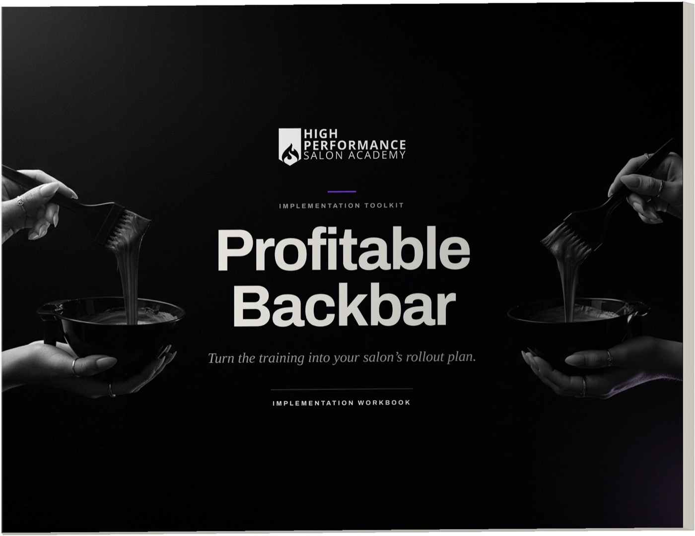 Profitable Backbar Implementation Workbook cover